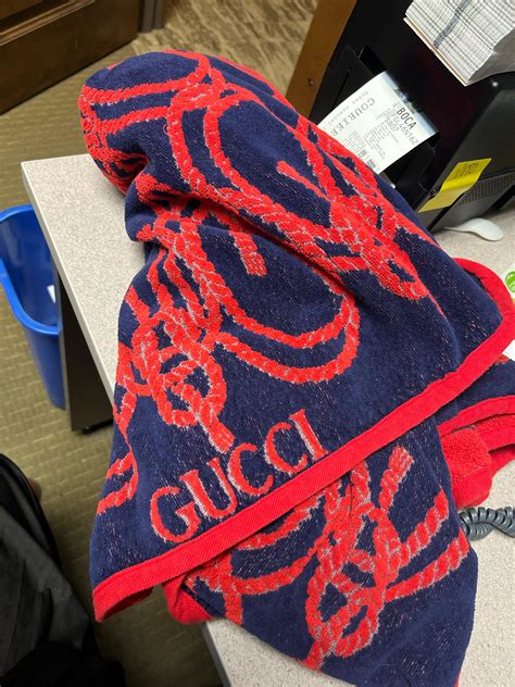 vintage gucci towel|Vintage Gucci Towel .